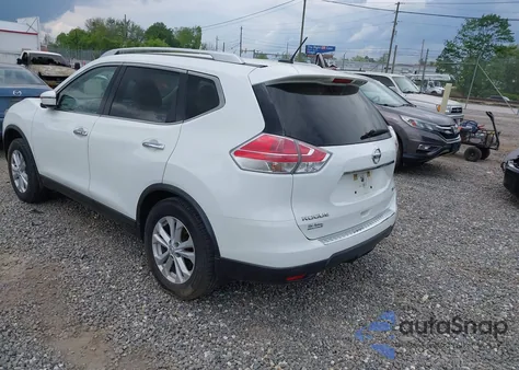 2016 Nissan Rogue Sv из США, поврежденный, VIN KNMAT2MVXGP631725